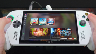 Xbox Ally running full screen mode