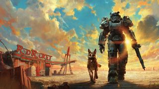 Official key art for the Fallout 4 Anniversary Edition.