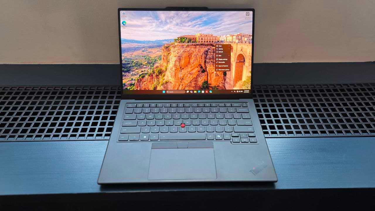 Image of the Lenovo ThinkPad X1 Carbon (Gen 14) Aura Edition.