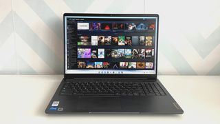Lenovo IdeaPad Gaming Chromebook running Steam