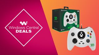 Windows Central promotional deal banner for Hyperkin's Duke Xbox Controller (20th Anniversary Edition)