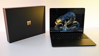 The very limited-edition Surface Laptop 50th Anniversary Exclusive, of which only around 50 were produced. 
